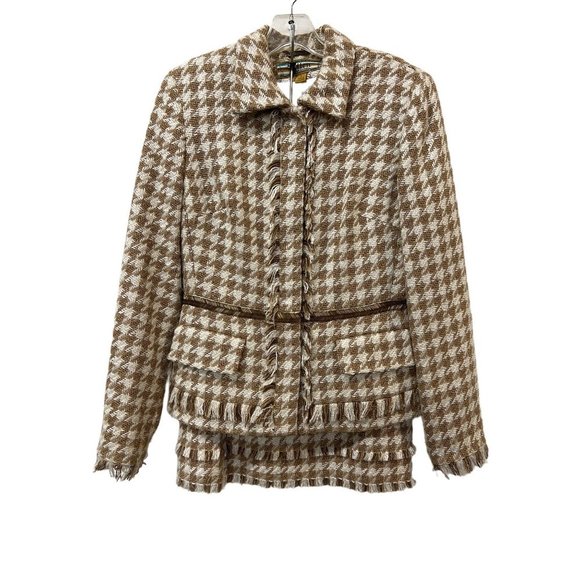 Allen by Allen Schwartz Tweed Suit Skirt Jacket Lovely Powerful Executive